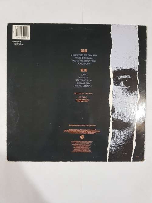 Eye To Eye, Shakespeare Stole My Baby LP, VG+, Germany