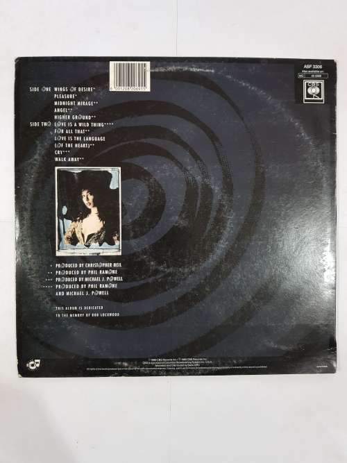 Jennifer Rush, Wings of Desire LP, VG+