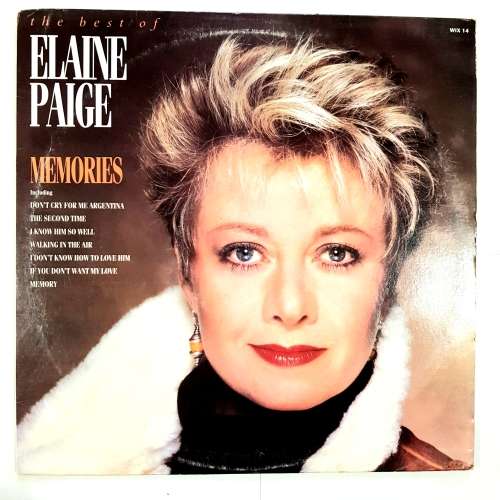 Elaine Paige, Memories LP, VG+