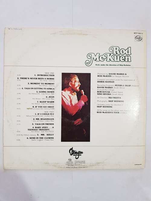 Rod McKuen, The Concert Collection LP, VG+