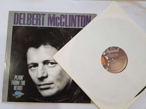 Delbert McClinton, Plain` From The Heart LP, VG+