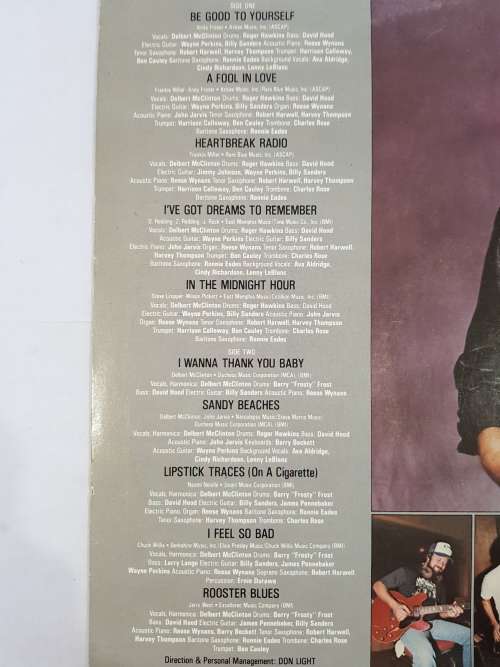 Delbert McClinton, Plain` From The Heart LP, VG+