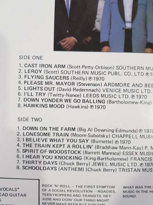 Shakin` Stevens and the Sunsets, A Legend LP, VG+