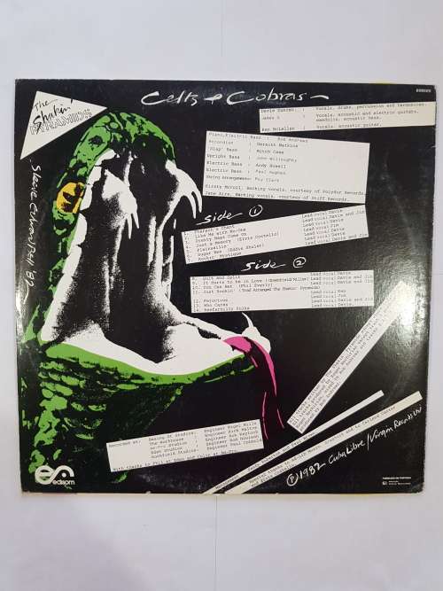 The Shakin` Pyramids, Celts and Cobras LP, VG+, Portugal