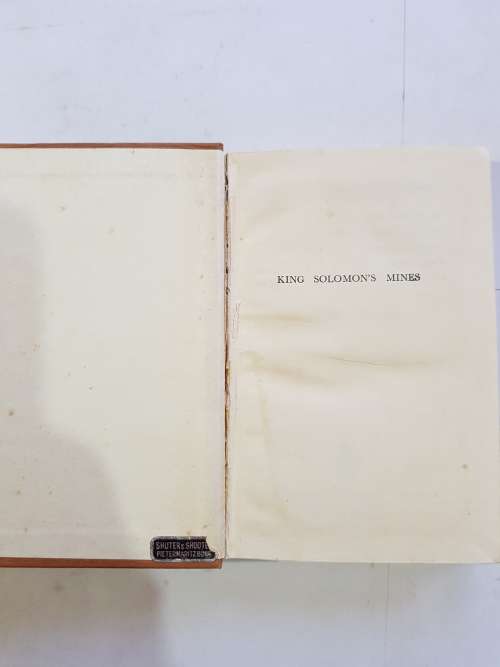 King Solomans Mines by H. Rider Haggard