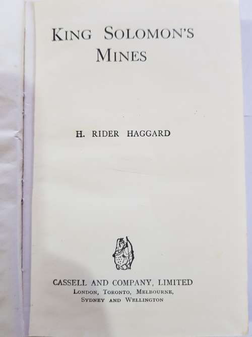 King Solomans Mines by H. Rider Haggard
