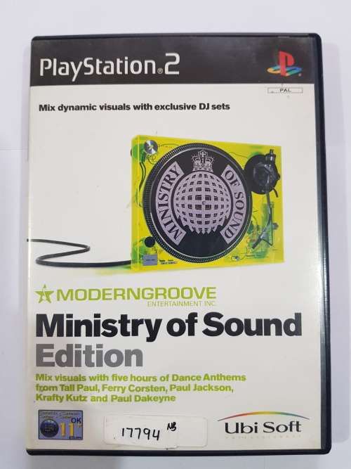 PS2, Playstation 2, ModernGroove, Ministry of Sound Edition