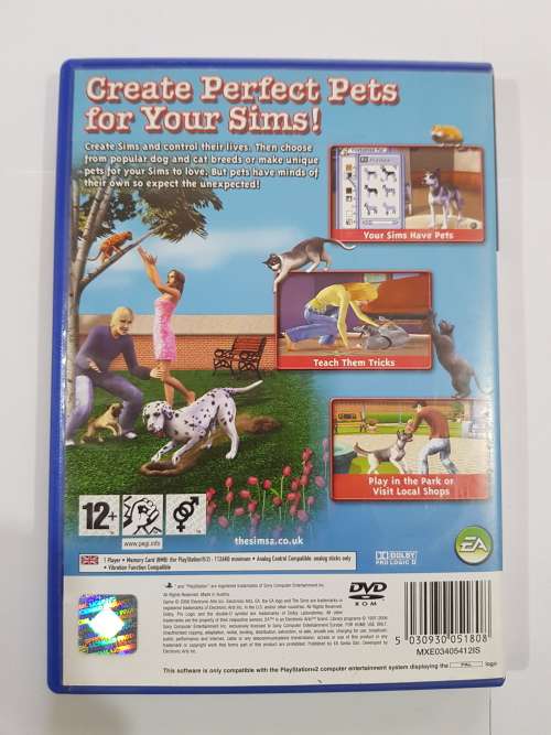 PS2, Playstation 2, The Sims 2, Pets
