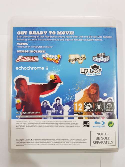 PS3, Playstation 3, Playstation Move Starter Disc