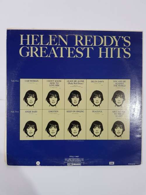 Helen Reddy`s Greatest Hits LP, VG+