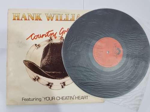 Hank Williams, Country Greats LP, VG+