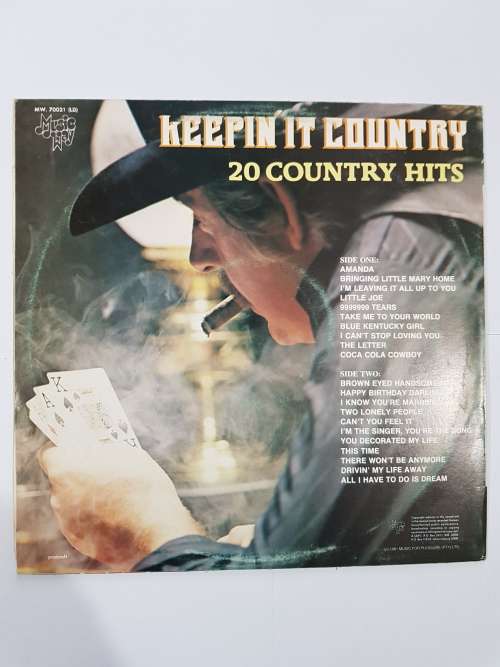 Keepin` It Country, 20 Country Hits Vol. 3 LP, VG+