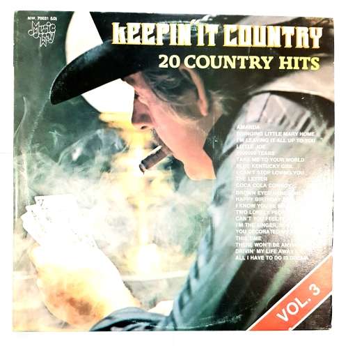Keepin` It Country, 20 Country Hits Vol. 3 LP, VG+