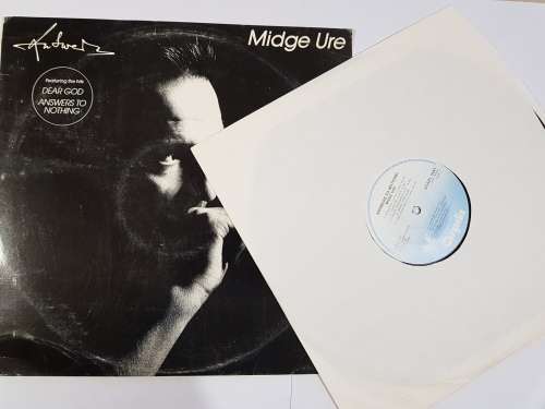 Midge Ure, Answers To Nothing LP, VG+