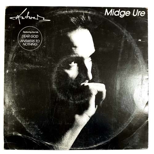 Midge Ure, Answers To Nothing LP, VG+