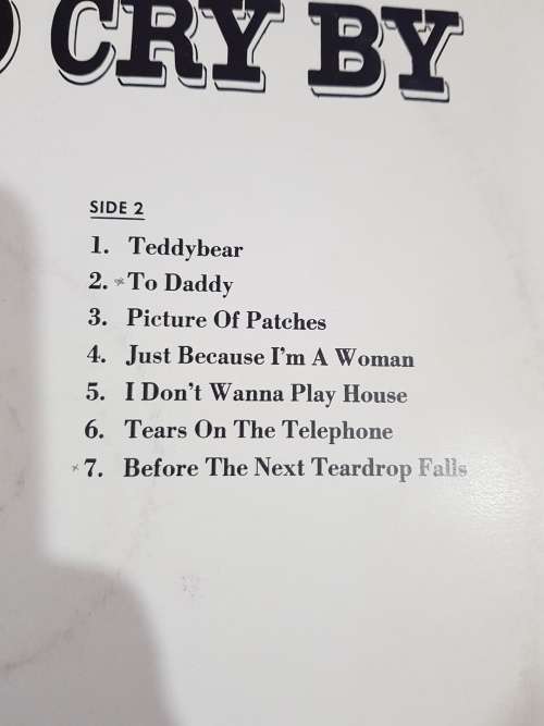 Songs to Cry By, Various LP, VG+