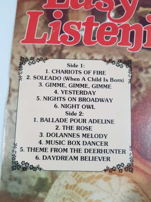 Easy Listening, Various LP, VG+