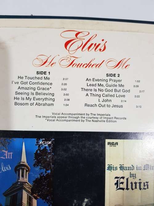 Elvis Presley, He Touched Me LP, VG