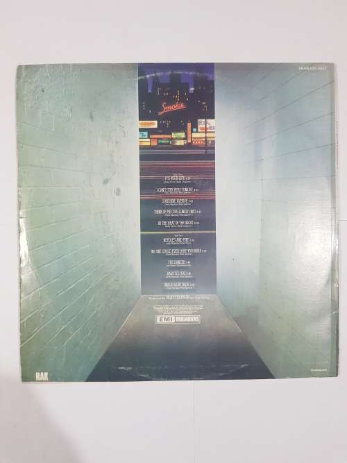 Smokie, Bright Lights and Back Alleys LP, VG+