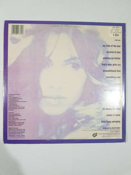 Susanna Hoffs, When You`re A Boy LP, VG+