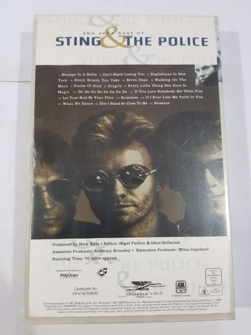Sting and The Police, The Very Best Of VHS