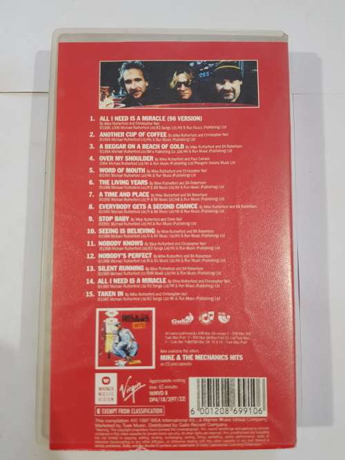 Mike and The Mechanics, Hits VHS
