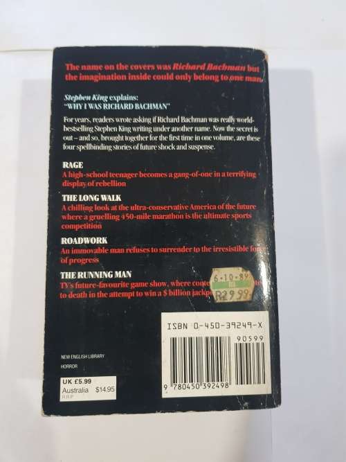 Stephen King, The Bachman Books