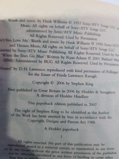 Stephen King, Lisey`s Story