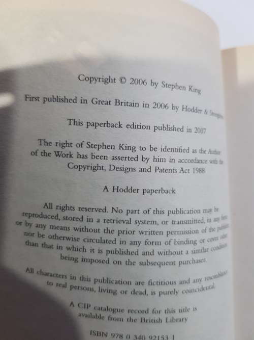 Stephen King, Cell