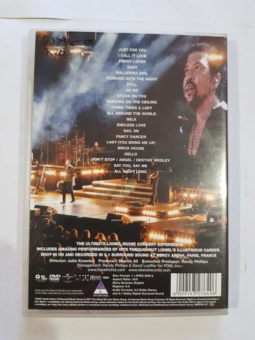 Lionel Richie, His Greatest Hits and More DVD