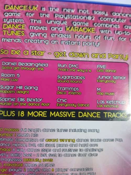 Playstation 2, PS2, Dance UK