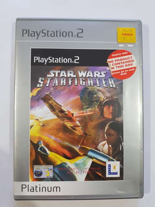 Playstation 2, PS2, Star Wars Starfighter Platinum