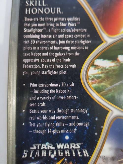 Playstation 2, PS2, Star Wars Starfighter Platinum
