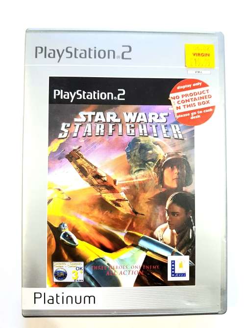 Playstation 2, PS2, Star Wars Starfighter Platinum