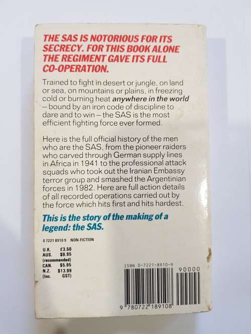 The SAS, The Official History by Philip Warner