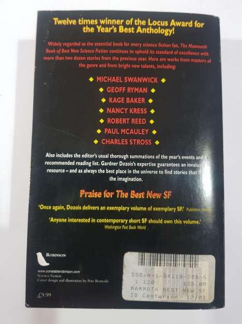 The Mamoth Book of Best New SF 16 edited by Gardner Dozois