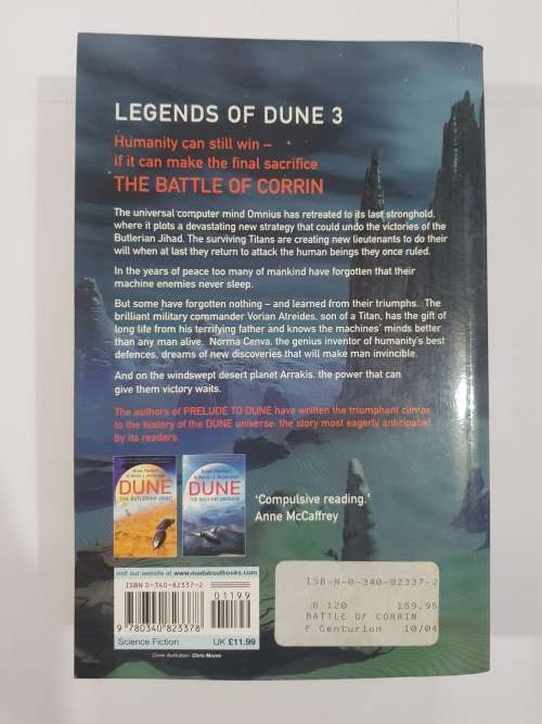 Dune, The Battle of Corrin by Brian Hebert and Kevin J. Anderson
