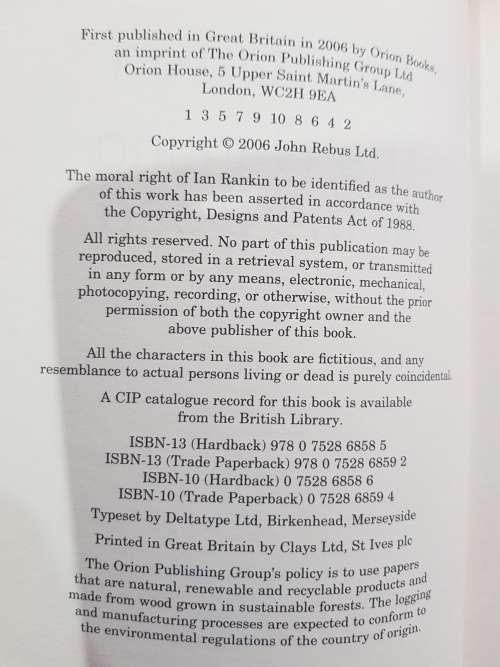 The Naming of The Dead by Ian Rankin