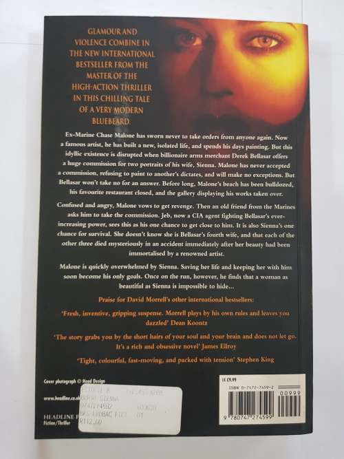 Burnt Sienna by David Morrell