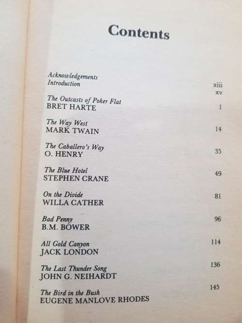 The Mammoth Book of The Western edited by Jon E. Lewis