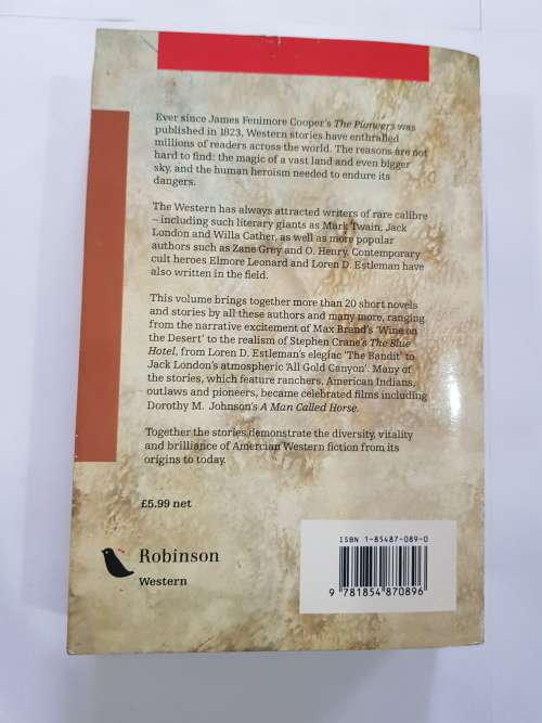 The Mammoth Book of The Western edited by Jon E. Lewis