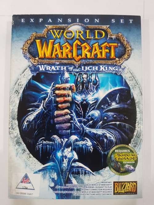 World of Warcraft, Wrath of the Lich King, Expansion Set, PC DVD