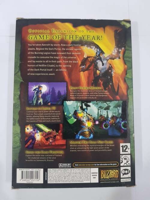 World of Warcraft, The Burning Crusade, Expansion PC DVD