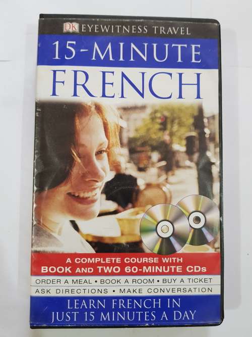 15-Minute French, Book and 2 x CD