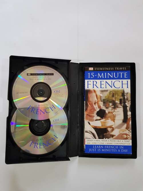 15-Minute French, Book and 2 x CD