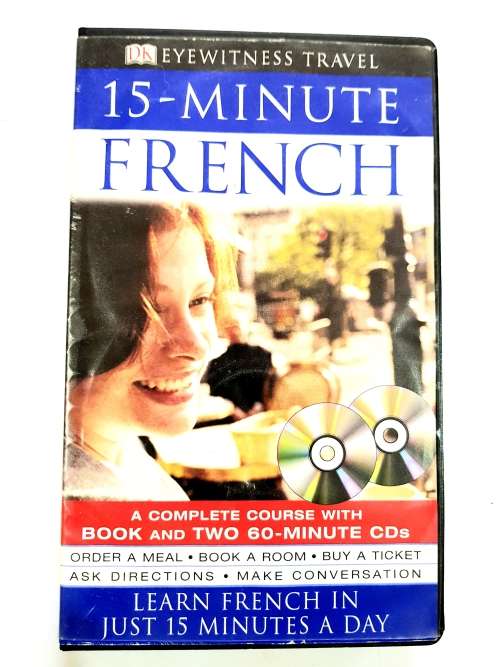 15-Minute French, Book and 2 x CD