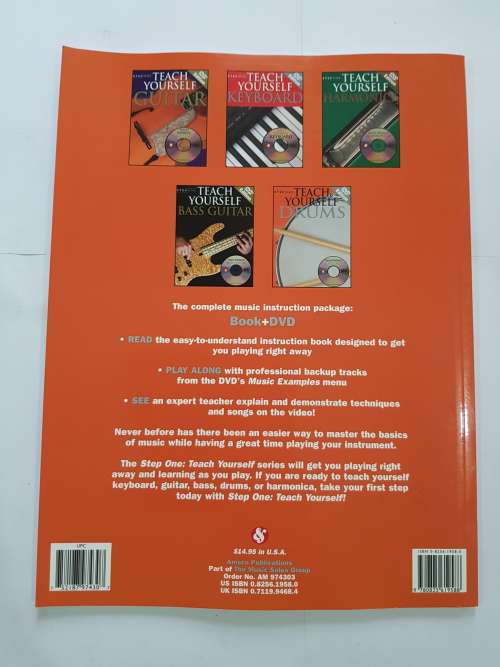 Teach Yourself Drums, Step One, Book and DVD