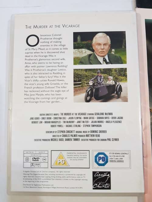 Agatha Christie Film Collection, The Murder at the Vicarage DVD + magazine, No. 2