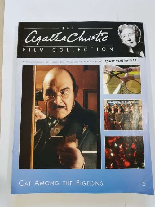 Agatha Christie Film Collection, Cat Among The Pigeons DVD + magazine, No. 5