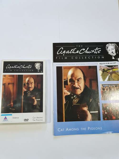 Agatha Christie Film Collection, Cat Among The Pigeons DVD + magazine, No. 5